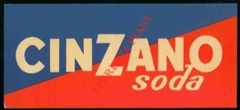 Cinzano Soda.