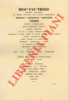 Tommaso Corsini, Principe.