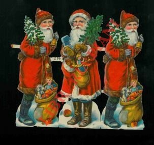 Coppia di Babbo Natale,