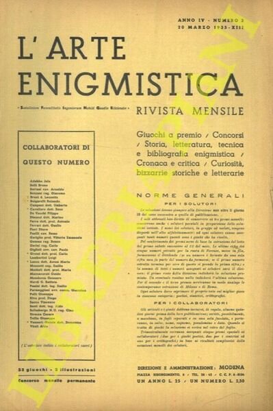 L'arte enigmistica.