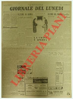 L'opinione. Giornale del lunedì. | Immagine principale