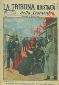 Il principe e la principessa di Napoli in viaggio per Palermo.