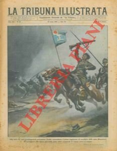 Principessa del Manciukuò guida a cavallo una carica dei suoi …