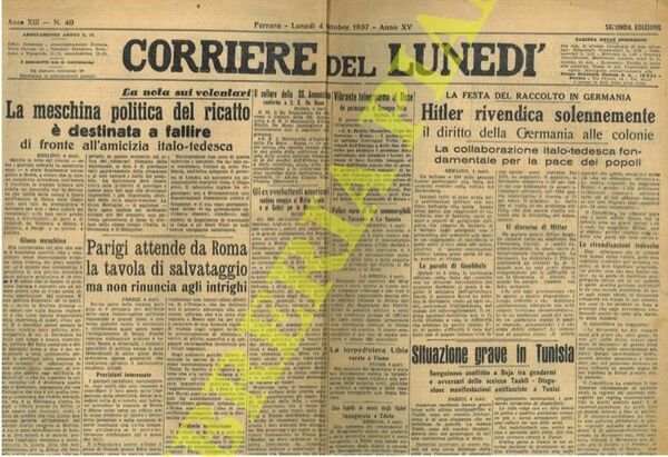 Corriere del Lunedì - Corriere Padano.