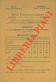 Catalogo di macchine per la produzione dell'olio d'oliva (frantoi, macine, …