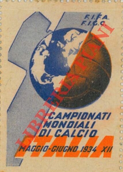 Italia. Campionati mondiali di calcio 1934.