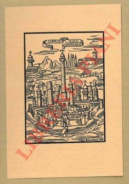 Un foglietto 1940 c.a (xil. delle “Due Torri e Bologna”. …