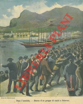 Dopo l'amnistia. Sbarco d'un gruppo di coatti a Palermo.