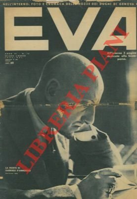 La morte di D'Annunzio. "Eva".