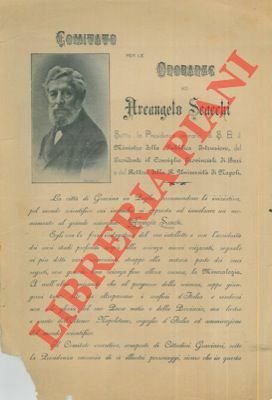 Comitato per le Onoranze ad Arcangelo Scacchi.