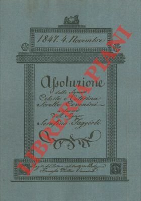 Assoluzione di un piccolo predio detto 'Il casetto' posto in …