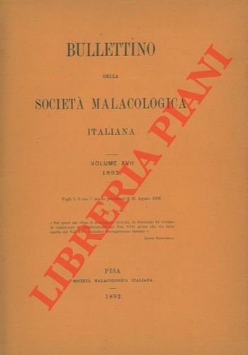 Bullettino della Società Malacologica Italiana.