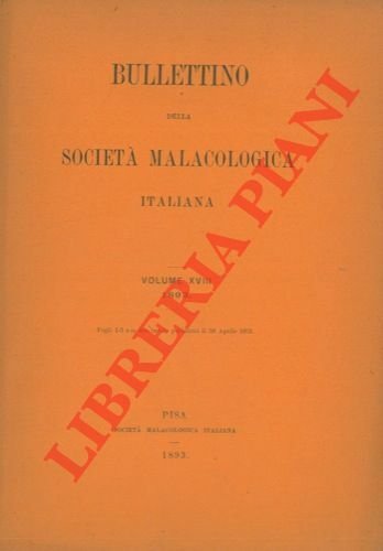 Bullettino della Società Malacologica Italiana.