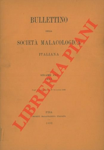 Bullettino della Società Malacologica Italiana.