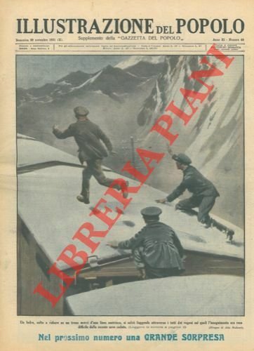 Un ladro, colto a rubare su un treno merci d'una linea austriaca, si salvò fuggendo attraverso i tetti dei vagoni sui quali l'inseguimento era reso difficile dalla recente neve caduta.