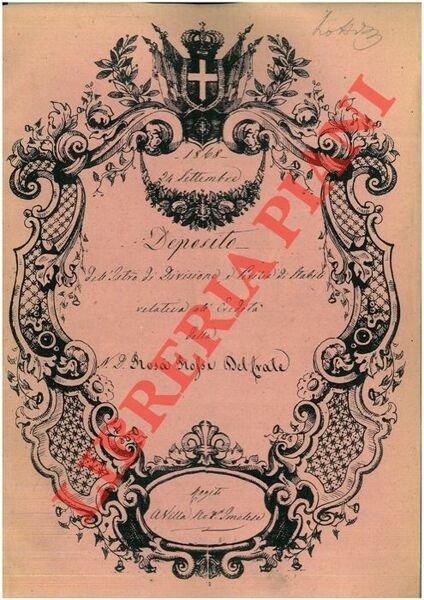 Deposito dell'istro di divisione e perizia di stabili tra cui un pezzo di terra detto Gavazza, uno detto Poggiolo con altro piccolo pezzo di terreno detto Poggio Piccolo, uno detto S.Bartolomeo e uno detto Spianata posti a Imola