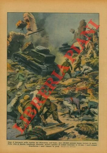 Dopo il terremoto nella città di Quetta, mentre squadre di …