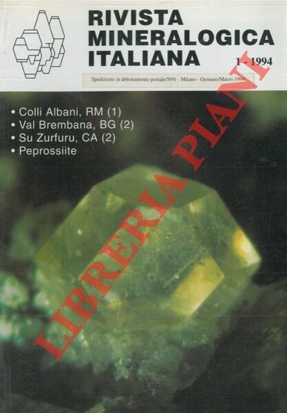 Rivista Mineralogica Italiana.