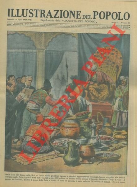 Nella Sala del Trono dello Scià di Persia alcuni gioiellieri francesi e olandesi, appositamente incaricati, hanno proceduto alla verifica del tesoro dello Scià; i gioielli sono stati valutati a oltre 170 milioni di dollari, senza contare il famoso diamante “Darva I Noor” di prezzo incalcolabile.