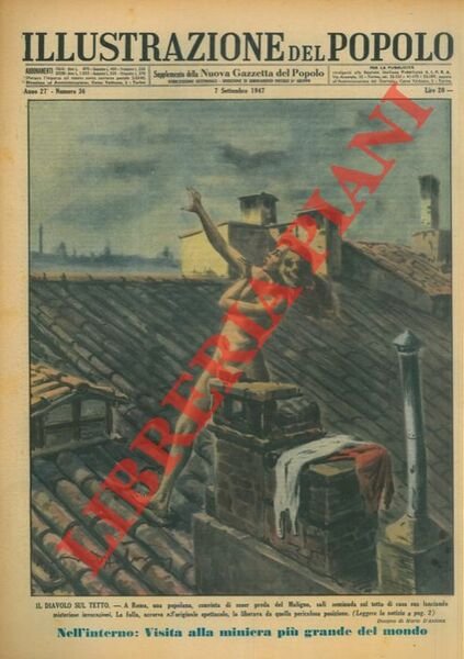 Il Diavolo sul tetto. A Roma, una popolana, convinta di …
