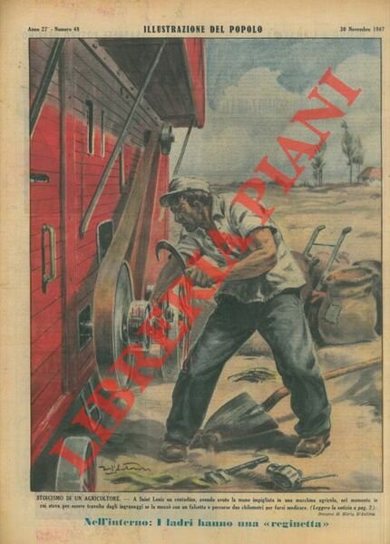 Stoicismo di un agricoltore. A Saint Louis un contadino, avendo …