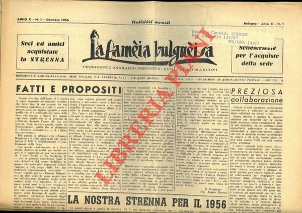 La famèia bulgnèisa.