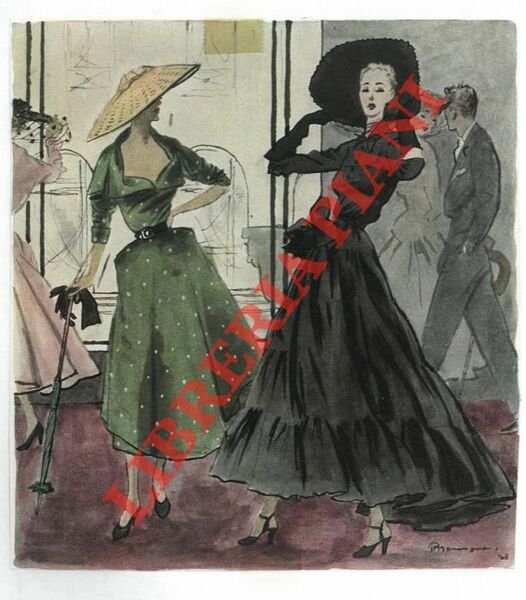 Modelli di alta moda, a colori.