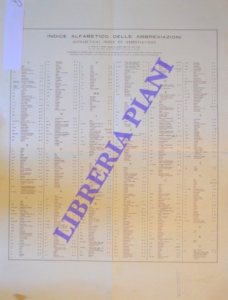 Segni convenzionali ed abbreviazioni in uso nelle carte nautiche.