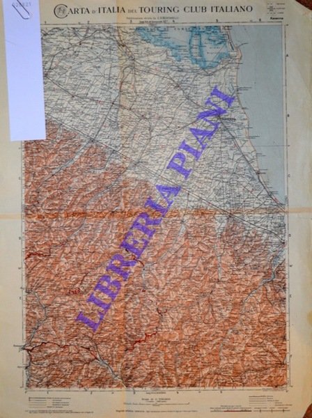 Carta d'Italia. Ravenna. Foglio 19.