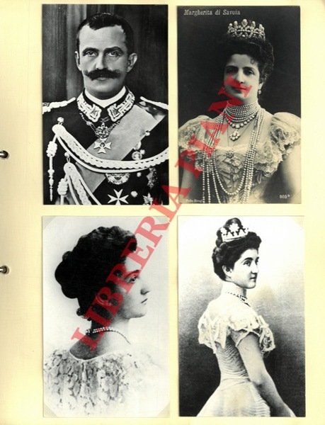 Italia. Savoia : Vittorio Emanuele III, Elena, figli e nipoti.