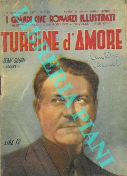 Turbine d'amore. Jean Gabin.