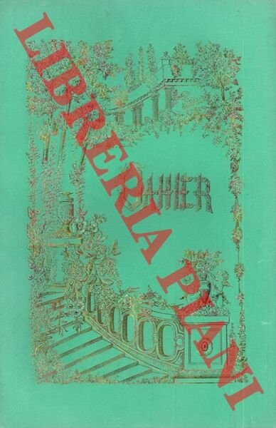 Cahier. Copertina in verde chiaro e fregi in oro