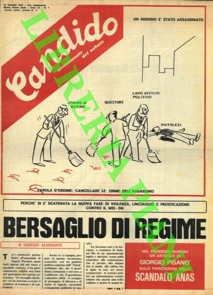Candido. Settimanale del sabato. 1978.