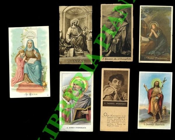 S. Giovanni Battista, S. Luca, S. Maria Maddalena, S. Taddeo, S. Marco, S.Anna, S. Giovanni Ap. Evangelista.