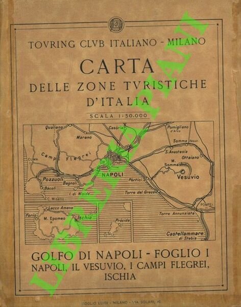 Golfo di Napoli. Foglio I. Napoli, il Vesuvio, i Campi Flegrei, Ischia.