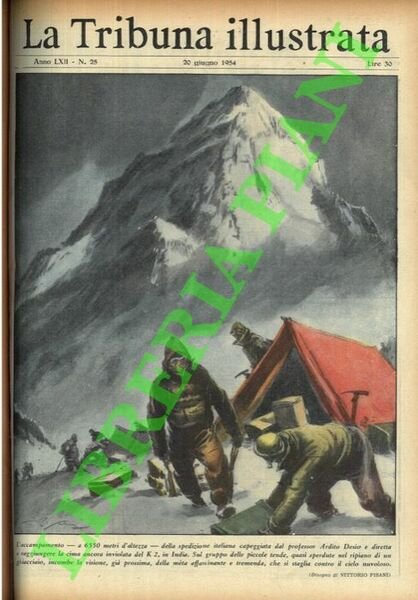 L'accampamento - a 6550 metri d'altezza - della spedizione italiana … | Immagine principale