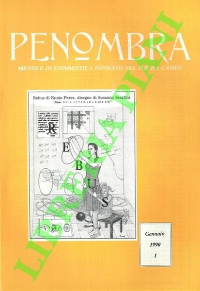 Penombra. 1990. Mensile di enigmistica fondato nel 1920 da Cameo.
