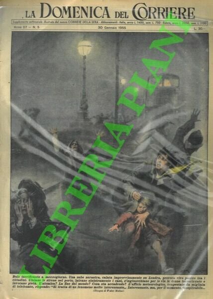 Nube nerastra, calata improvvisamente su Londra in pieno giorno, provoca …