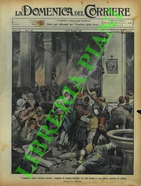 Migliaia di armeni bruciati vivi dai turchi in una chiesa …