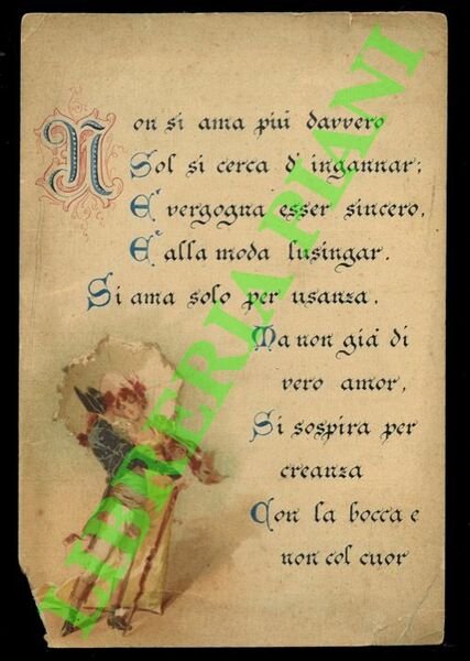 Non si ama più davvero/sol si cerca d'ingannar: . | Immagine principale