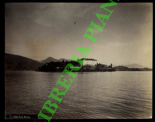 Lago Maggiore. Isola Bella da Ponente, animata = Isola Bella …