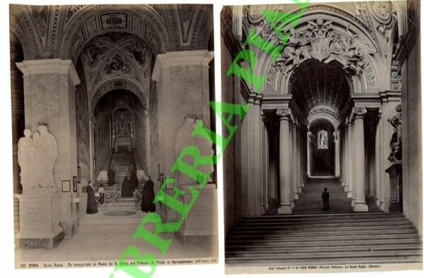 Roma. Palazzo Vaticano. Loggia, Scale, interni, Salone, Cappella Sistina .