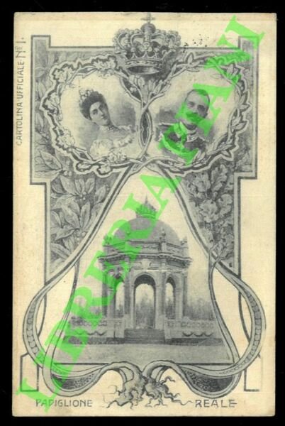 Padiglione Reale. V.E. III° e Regina Elena.