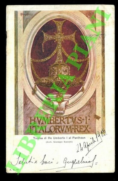 Tomba di Re Umberto I al Pantheon.