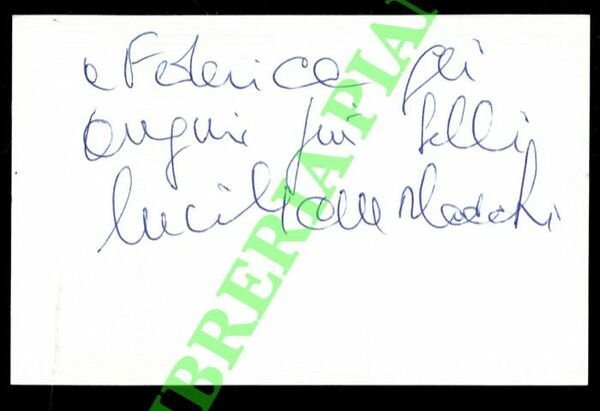 Lucilla Morlacchi.