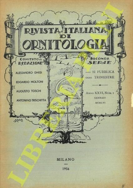 Rivista Italiana di Ornitologia. Seconda Serie. 1956