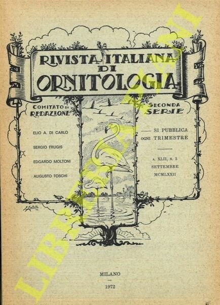 Rivista Italiana di Ornitologia. Seconda Serie. 1972