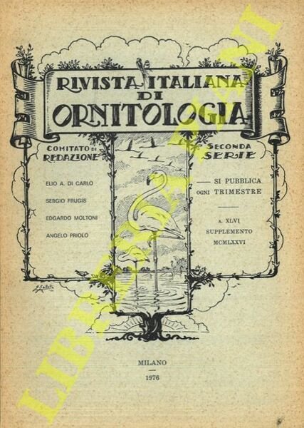 Rivista Italiana di Ornitologia. Seconda Serie. 1976