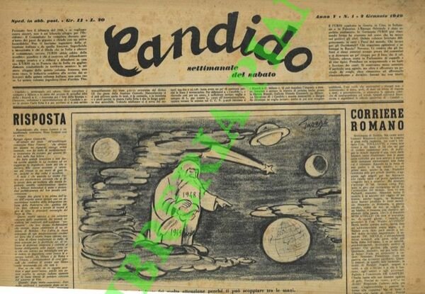 Candido. Settimanale del sabato. 1949.