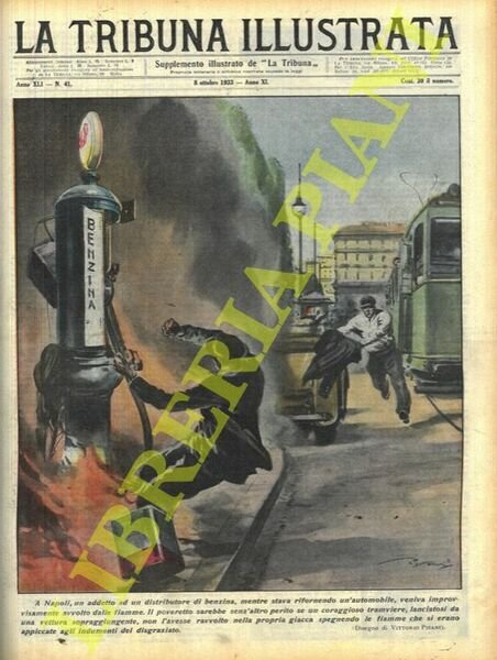A Napoli, un addetto ad un distributore di benzina, mentre …